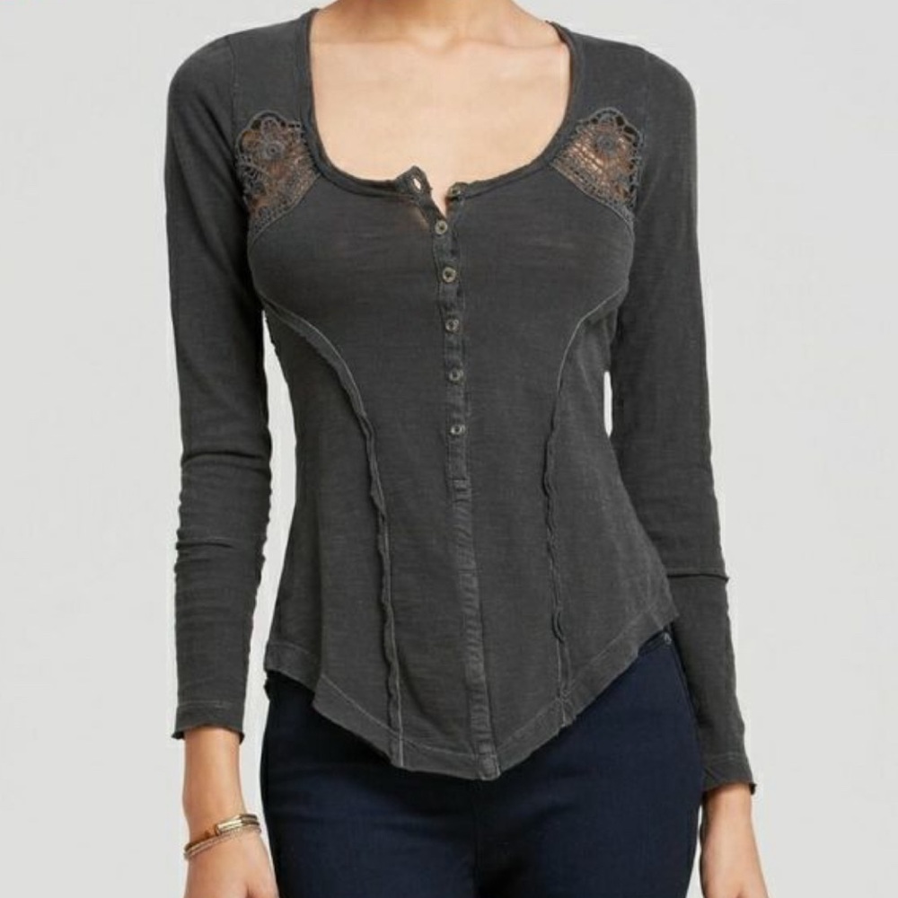 Free people size S gray top